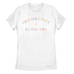 Футболка с рисунком «Summertime + Sunshine» для юниоров - фото