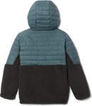 Куртка Columbia Boys Powder Lite с капюшоном, Metal, Shark - фото 2