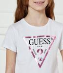 Футболка Guess хлопковая, белый - фото 4