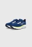 Кроссовки Mizuno WAVE RIDER 29, Estate Blue/White/Lightning Yellow/Dark Blue - фото 2