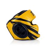 Шлем Fairtex Microfiber Headguard M1, золотой - фото 3