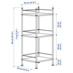 Полка, черная, 40x96 см, FRÖSJÖN IKEA - фото 7