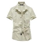 Мужская рубашка JEEP SPIRIT, хаки - фото 6