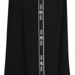 MLB Женское черное платье с длинными рукавами - фото 5