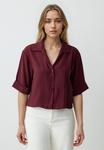 Блуза Jimmy Key Button-down blouse, Burgundy/Bordeaux - фото