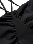 Комбинезон Pina со сборками ERES, черный - фото 5