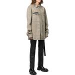 Рубашка женская Rick Owens Drkshdw, серый - фото 4