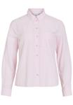 Блуза VILA VIDARMA REGULAR SHIRT, Cherry Blossom/Bright White/Light Pink - фото 5