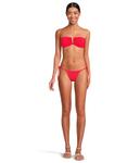 Пляжный топ BECCA Color Code Brinley V Wire Bandeau Top, Fire - фото 5