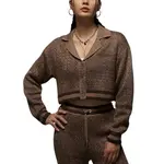 Jordan Свитер женский хаки - фото