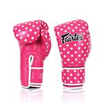 Перчатки Fairtex Microfiber Gloves - Art Collections - Polka Dot, розовый - фото 2