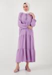 Длинное платье REGULAR FIT LELA, сирень - фото 6