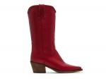 Ботинки Steve Madden Albany Western Boot, красный - фото 2