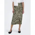 Юбка Only Willow Midi, зеленый - фото