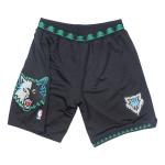Спортивные шорты Mitchell & Ness NBA Authentic Shorts Minnesota Timberwolves Alternate 2003-04 'Black Green', черный - фото