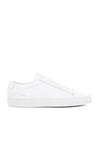 Оригинальные кожаные кроссовки Achilles Low Common Projects, White - фото