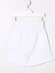 Шорты-бермуды с логотипом MSGM Kids, белый - фото 2