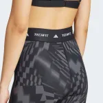 Женские леггинсы Techfit Printed 7/8 adidas, серый - фото 4