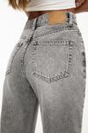 Базовые джинсы mom Pull And Bear, серый - фото 3