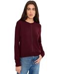 Женский худи Splendid Supersoft Trim Pullover, Rosewood - фото