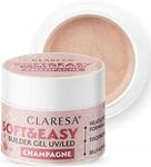 Claresa Soft & Easy Builder Gel Nail Builder Champagne 90 G Puderek - фото 2