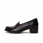 SHOEMAKER QUEEN Лоферы женские черные - фото