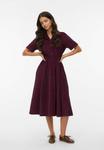 Платье Vero Moda Shirt dress, Winetasting/Bordeaux - фото 2