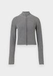 Кардиган Noisy May NMDARA ZIP CARDIGAN, Medium Grey Melange/Mottled Grey - фото 5