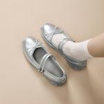 Туфли Мэри Джейн женские Gemeiq, серый - фото 9