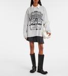 Хлопковая толстовка с логотипом Acne Studios, Cold Grey - фото 2