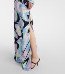 Платье макси из джерси Vivara Pucci, Celeste - фото 5