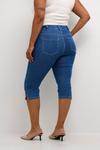 Джинсовые шорты KAFFE CURVE Regular Jeans Vicka, синий деним - фото 4