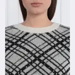 Свитер обычного кроя с добавлением шерсти Liu Jo, белый - фото 4