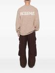 Jacquemus свитер Le pull Jacquemus, нейтральный цвет - фото 2
