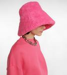 Панама из искусственного меха Ruslan Baginskiy, розовый - фото 3