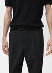 Обычные брюки со складками спереди MANGO MAN Boston, Black - фото 3