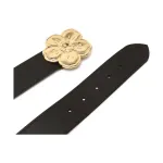 Двусторонний кожаный ремень Kenzo, черный - фото 3