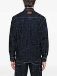 Рубашка с геометричным узором KENZO, синий - фото 4
