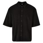 Рубашка с коротким рукавом Urban Classics Boxy Towel, черный - фото 3