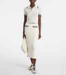 Укороченная поло из букле Simkhai, Ivory Multi - фото 2