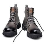 Жёлтые/Чёрные/Серые Мужские Ботинки YEDANI с Жёлтой Флисовой Подкладкой - фото 5