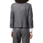 Куртка 4 Bar Stripe Single breasted Blazer THOM BROWNE, темно-серый - фото 6