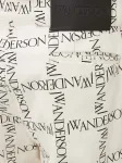 Прямые брюки с логотипом JW ANDERSON, белый - фото 5