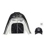 Palladium Кожаная куртка унисекс, Black Corn - фото 3