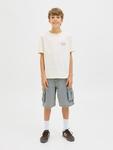 Шорты JACK & JONES Junior, синий деним - фото 5