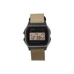 CASIO Часы Unisex YOUTH Black Watch, Silver Small Block Nylon White - фото