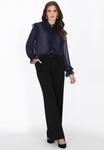 Блуза faina Button-down blouse, Navy/Blue - фото 2