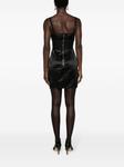 Dolce & Gabbana шелковое платье мини, черный - фото 4