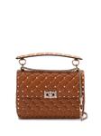 Valentino Garavani сумка-тоут Rockstud Spike, коричневый - фото