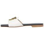 Кожаные сандалии Love Birds PINKO, White - фото